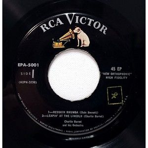 Charlie Barnet Vinyl 45 EP Charlie Barnet on RCA Victor VG Jazz Big Band '57